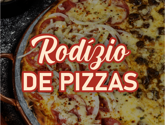 Rodízio de pizza em Ingleses, Florianópolis, servido à mesa no Genuíno's